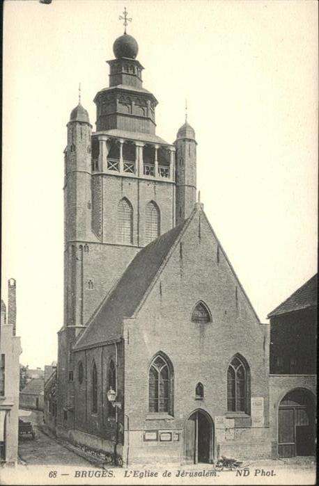Bruges BRUGGE Belgie Bruges Eglise Jerusalem