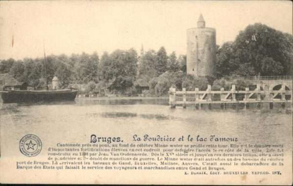 Bruges BRUGGE Belgie Bruges Poudriere Lac Amour
