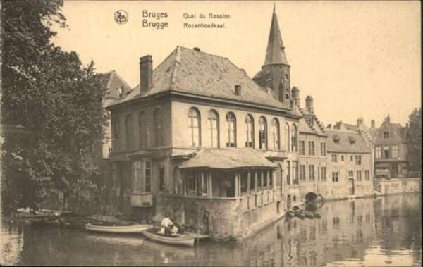 Bruges BRUGGE Belgie Bruges Brugge Quai Rosaire Rozenhoedkaa