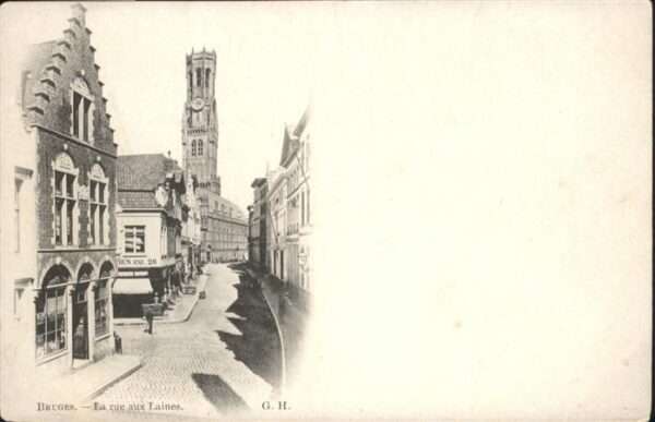 Bruges BRUGGE Belgie Bruges Rue aux Laines