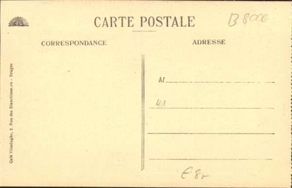 Bruges BRUGGE Belgie Bruges Cafe Vlissinghe Cour Hund – Bild 2