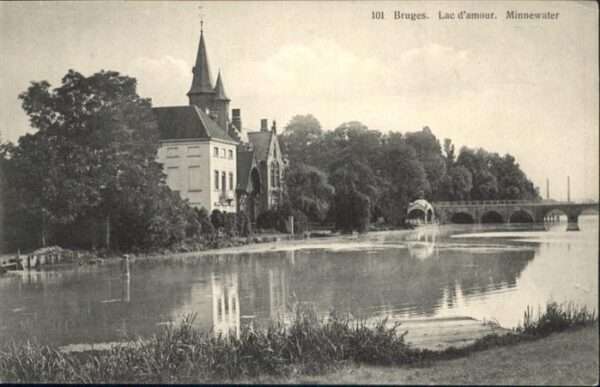 Bruges BRUGGE Belgie Bruges Lac Amour Minnewater