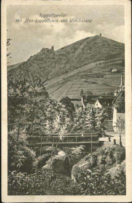 Rappoltsweiler Haut Rhin Elsass Rappoltsweiler Hoh-Rappoltstein Ulrichs