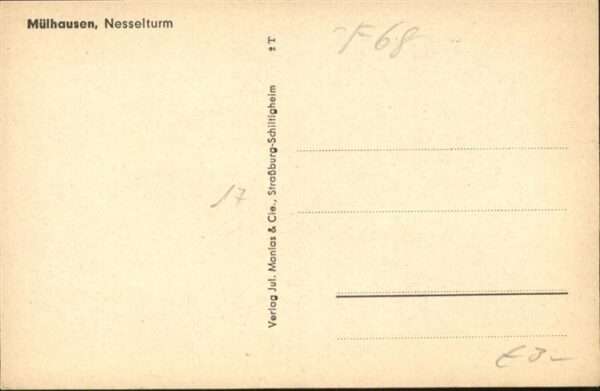 Muehlhausen Elsass Mülhausen_Elsass Nesselturm – Bild 2