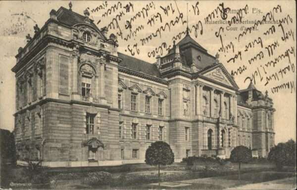 Colmar Haut Rhin Elsass Colmar Elsass Oberlandesgericht Cour Ap
