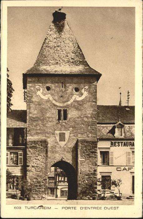 Turckheim Haut Rhin Turckheim Porte Restaurant Cafe