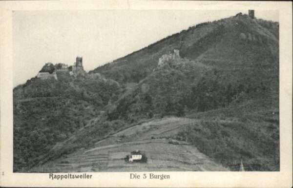 Rappoltsweiler Haut Rhin Elsass Rappoltsweiler 3 Burgen