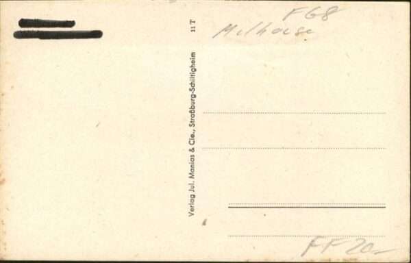 Mulhouse Muehlhausen Mulhouse [handschriftlich] – Bild 2