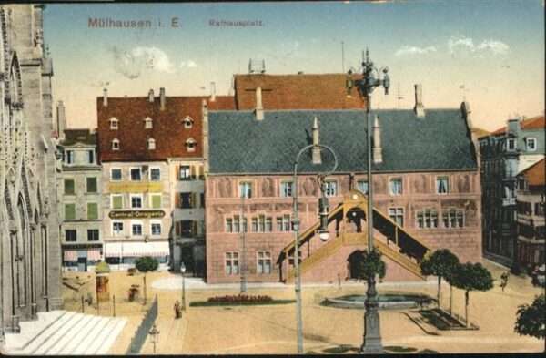 Muehlhausen Elsass Mülhausen_Elsass Rathausplatz