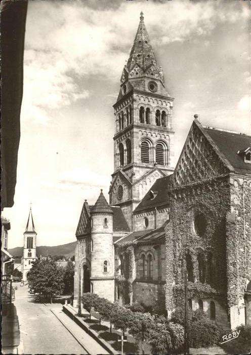 Muenster Haut Rhin Elsass Munster_Elsass Temple Eglise St. Leger