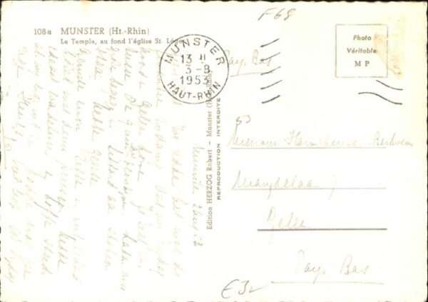 Muenster Haut Rhin Elsass Munster_Elsass Temple Eglise St. Leger – Bild 2