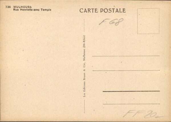 Mulhouse Muehlhausen Mulhouse Rue Henriette Temple – Bild 2