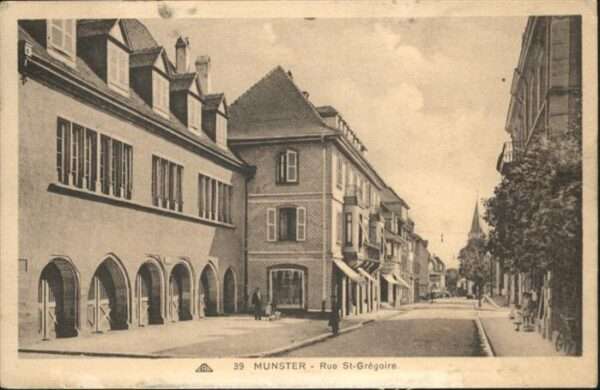 Muenster Haut Rhin Elsass Munster_Elsass Rue St. Gregoire
