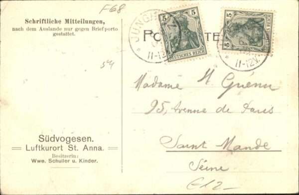 Saint-Anna Thierenbach Vogesen – Bild 2