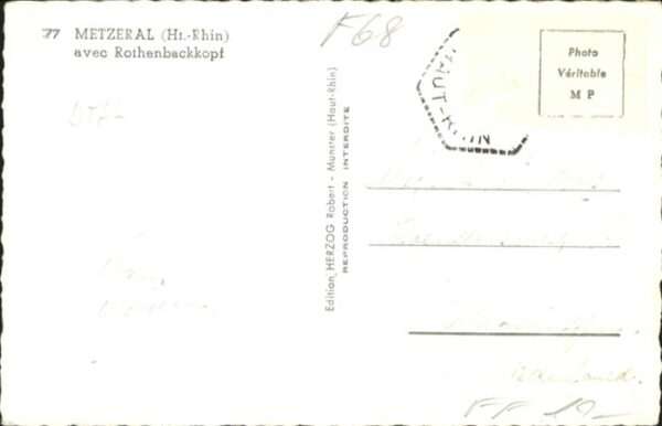 Metzeral Haut Rhin Metzeral Rothenbackkopf – Bild 2