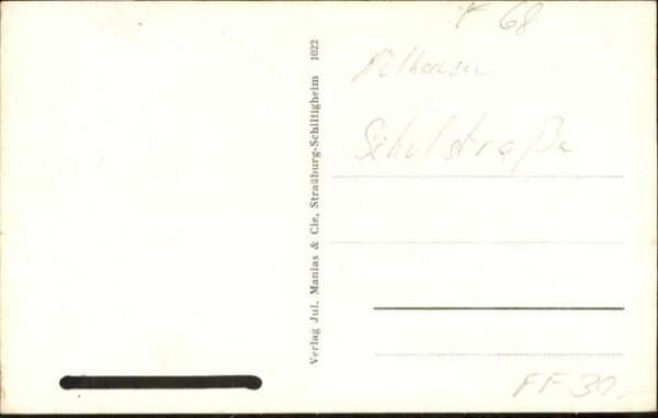 Muehlhausen Elsass Mülhausen_Elsass [handschriftlich] Schu – Bild 2
