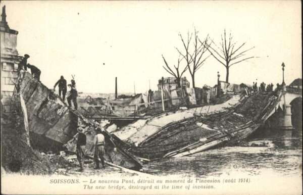 Soissons Pont Zerstörung