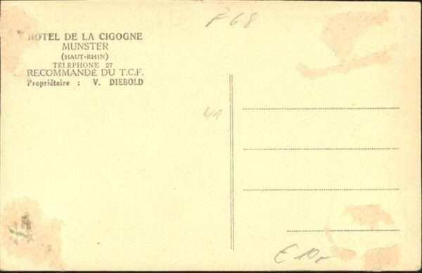 Muenster Haut Rhin Elsass Munster_Elsass Hotel de la Cigogne – Bild 2