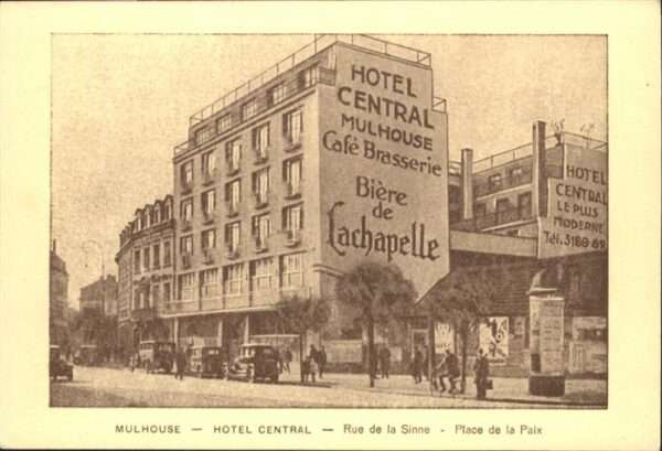 Mulhouse Muehlhausen Mulhouse Hotel Central Rue Sinne Place