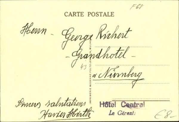 Mulhouse Muehlhausen Mulhouse Hotel Central Rue Sinne Place – Bild 2