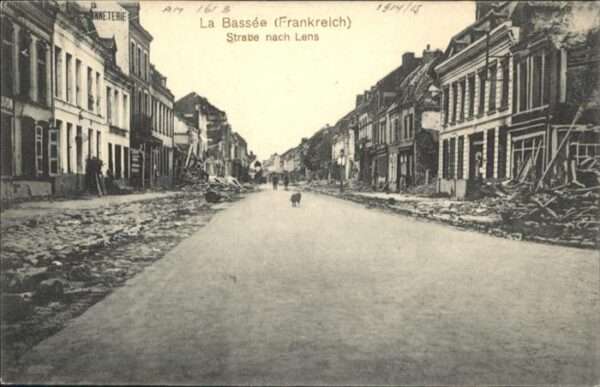 La Bassee Lens Zerstörung