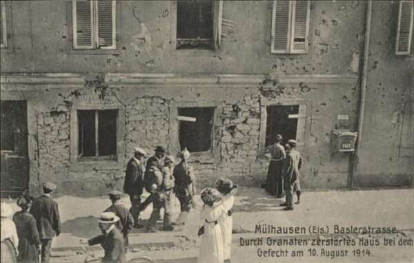 Muehlhausen Elsass Mülhausen_Elsass Baslerstrasse Zerstöru