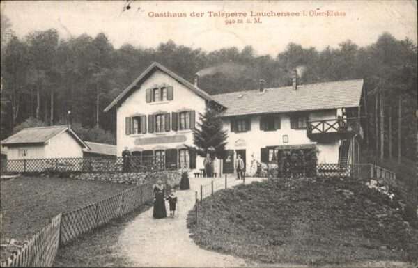 Linthal Elsass [Stempelabschlag] Gasthaus Talsperre La