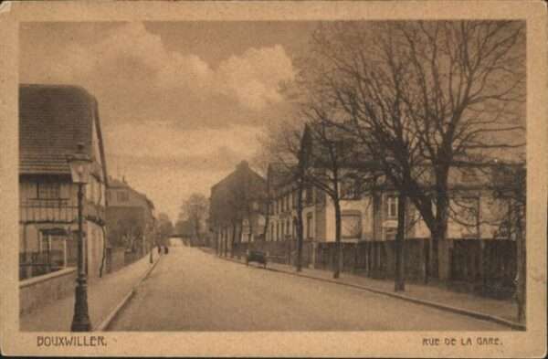 Bouxwiller Saverne Rue Gare