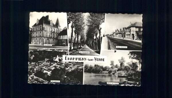 Champigny Yonne Chateau Route Nationale Bords
