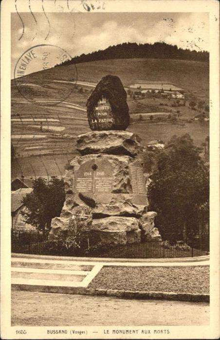Bussang Monument Aux Morts