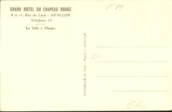 Avallon Grand Hotel Chapeau Rouge – Bild 2
