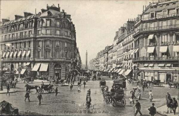 Paris Rue de la Paix Kutsche