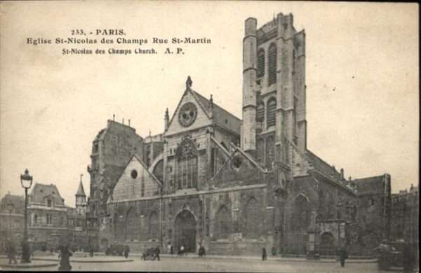 Paris Eglise St Nicolais des Champs Rue St Ma
