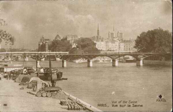 Paris Seine Brücke Boot