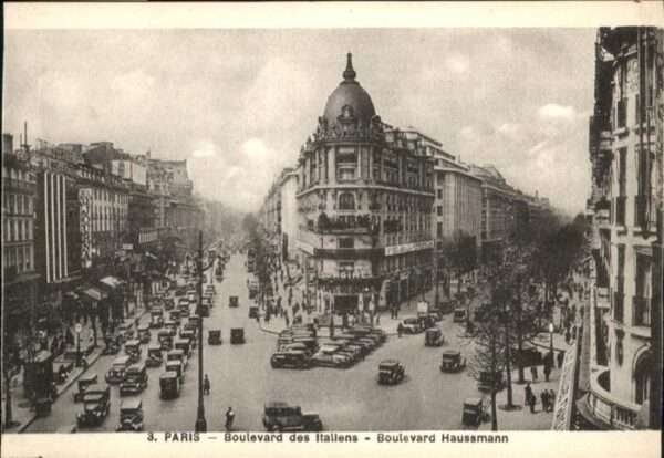 Paris Boulevard Haussmann