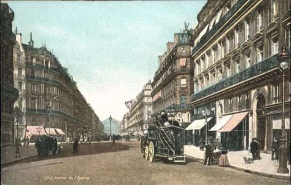 Paris Avenue de Opera Kutsche