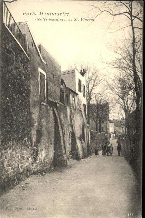 Paris Montmartre Rue St Vincent