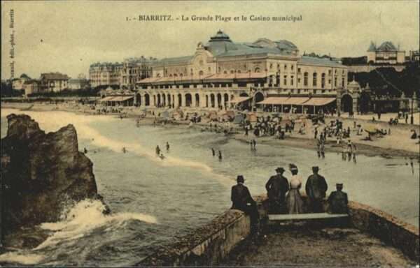 Biarritz Pyrenees Atlantiques Biarritz Grande Plage Casino municipal