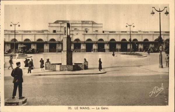 Le Mans Sarthe Le_Mans La Gare Brunnen