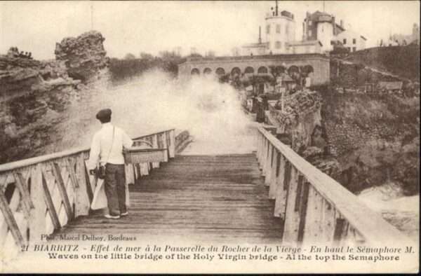 Biarritz Pyrenees Atlantiques Biarritz Brücke