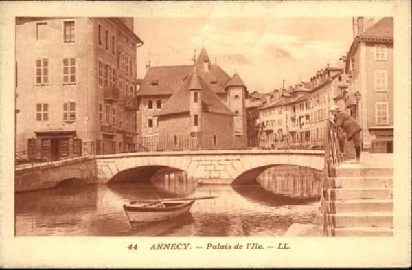 Annecy Haute-Savoie Annecy Palais de Ile Brücke
