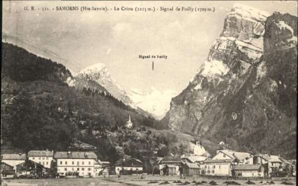 Samoens Le Criou Signal de Foilly