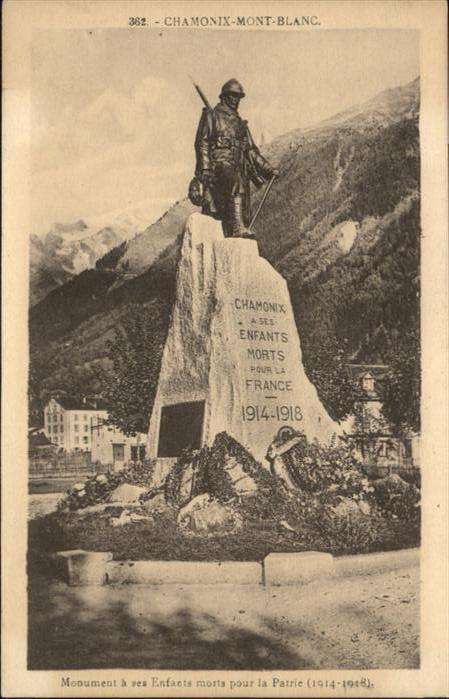 Chamonix Chamonix-Mont-Blanc Monument Enfants