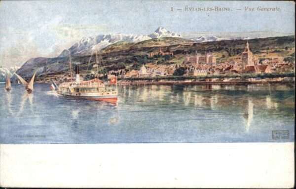 Evian-les-Bains Haute Savoie Evian-les-Bains Schiff