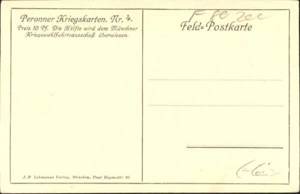 Peronne 80 Somme Peronne Krieger Denkmal – Bild 2
