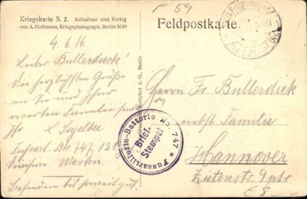 Peronne 80 Somme Peronne Krieger Denkmal – Bild 2