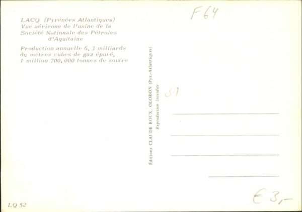 Lacq Fliegeraufnahme – Bild 2
