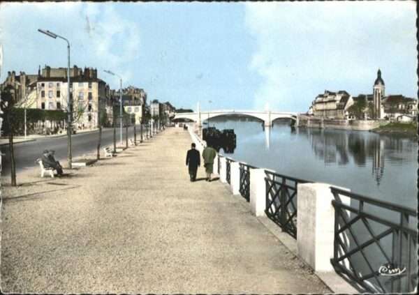 Chalon-sur-Saone Quais de la Saone Brücke