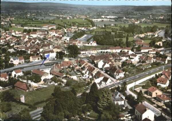 Blanzy les Mines Saone et Loire Vue aerienne