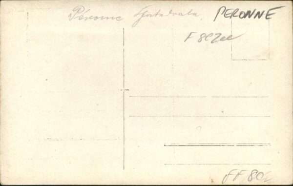 Peronne 80 Somme Peronne [Handschriftlich] – Bild 2